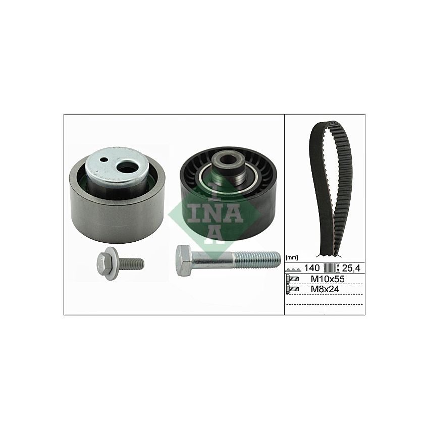 KOMPLET ROZRZĄDU INA 530044010 PSA 1.9D 99-