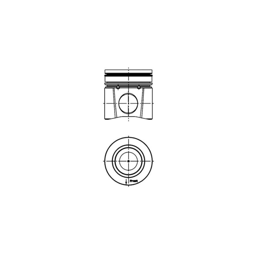 TŁOK KOLBENSCHMIDT 40588610 0.50 CU ISB 04-