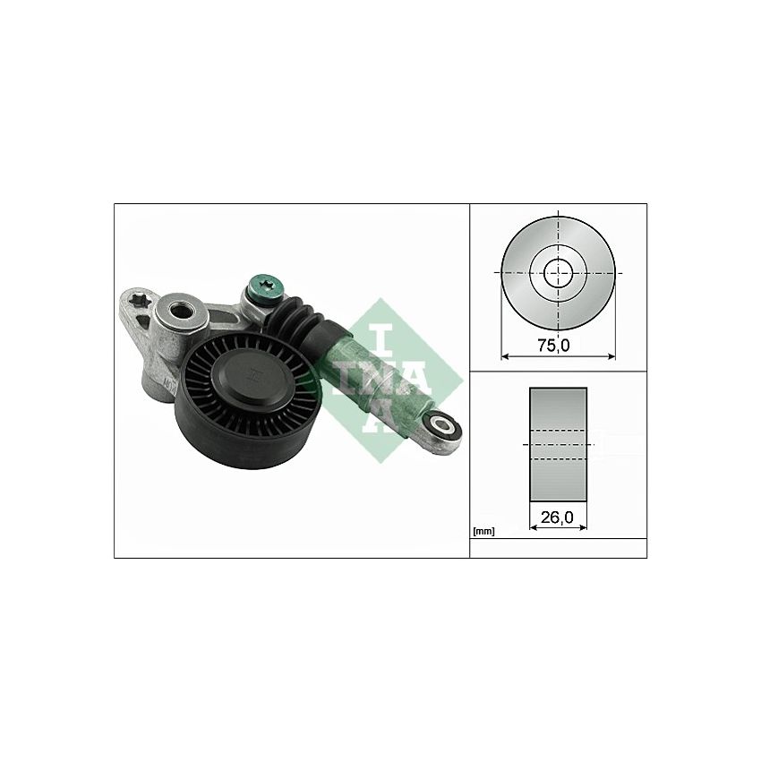 NAPINACZ PASKA INA 534035610 AUDI 2.7TDI-3.0TDI