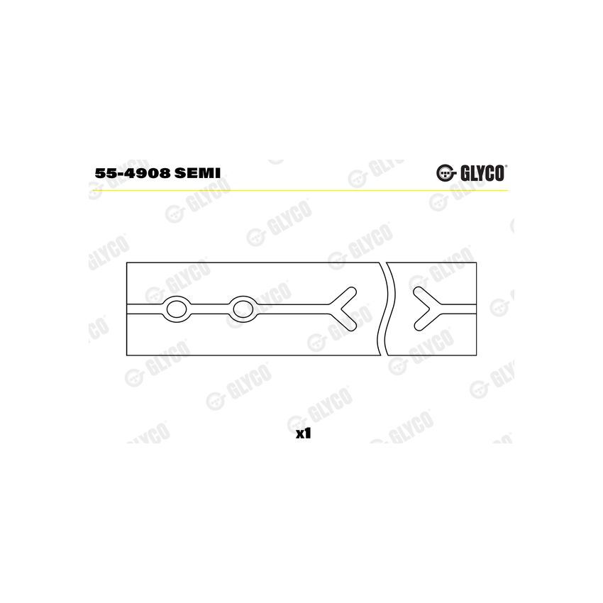 TULEJKA KORBOWODOWA GLYCO 554908 SEMI RVI DCI11 00-