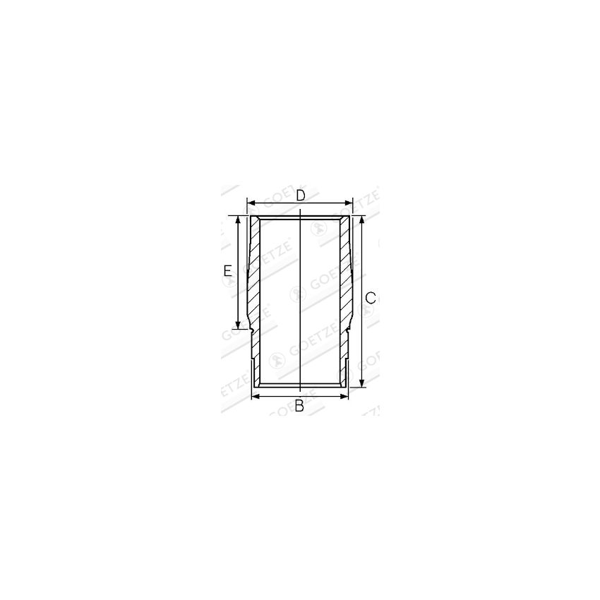 TULEJA CYLINDROWA GOETZE 1474006000 FIAT 8360.46 91-00