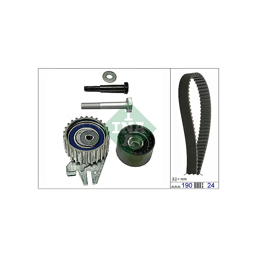KOMPLET ROZRZĄDU INA 530062210 FORD T 1.9D 99-