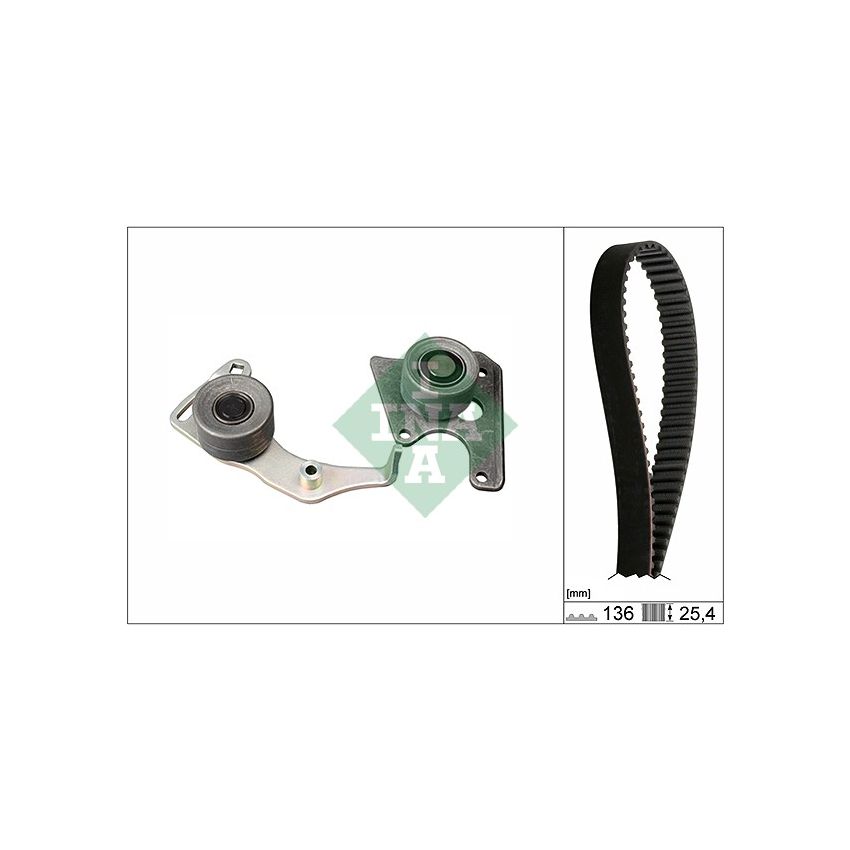 KOMPLET ROZRZĄDU INA 530009610 PSA 1.9D 94-