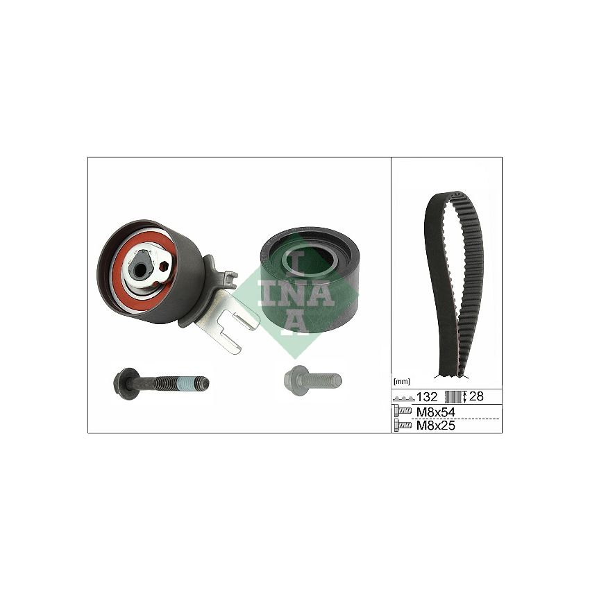 KOMPLET ROZRZĄDU INA 530058210 VOLVO 2.0D-2.4D 01-