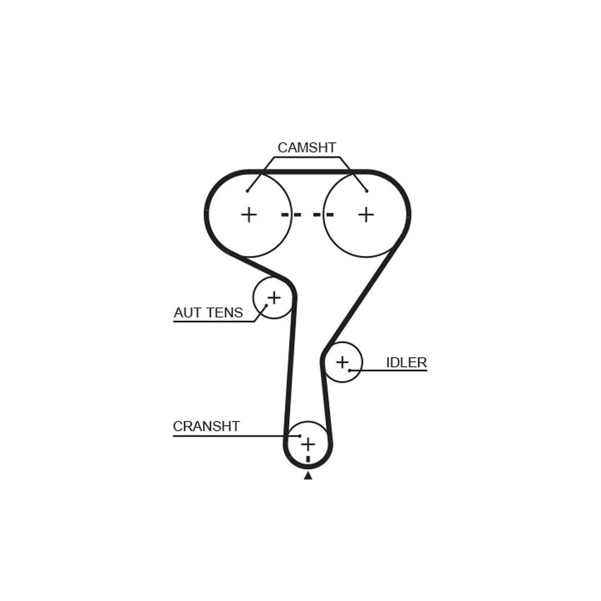 KOMPLET ROZRZĄDU GATES K015603XS OPEL 1.6-1.8 03-