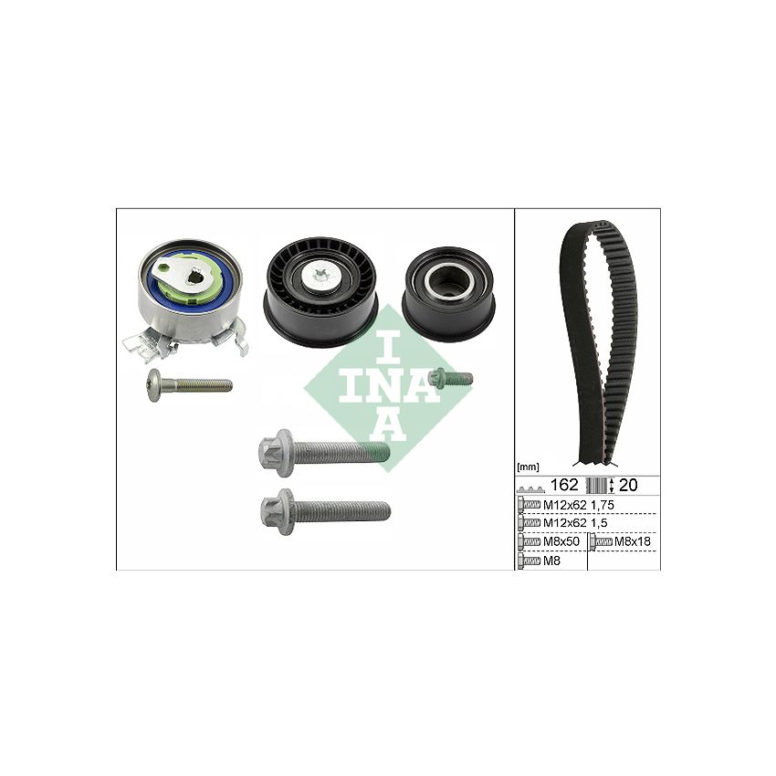 KOMPLET ROZRZĄDU INA 530044310 OPEL 1.4-1.8 98-