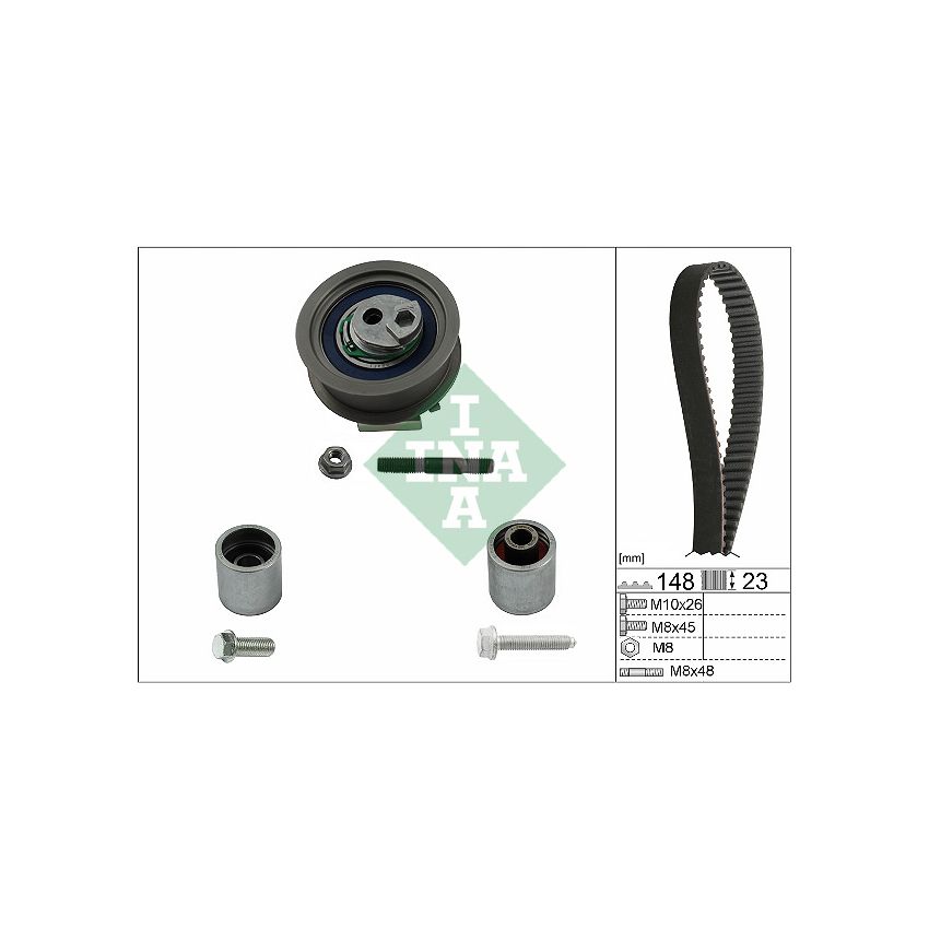 KOMPLET ROZRZĄDU INA 530044510 VW 2.0/T 03-
