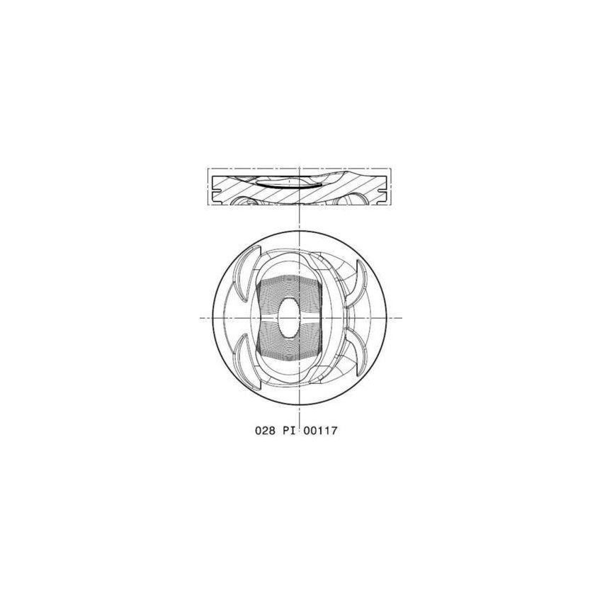 TŁOK MAHLE 028PI00117000 STD VW 16V 1.4TFSI 06