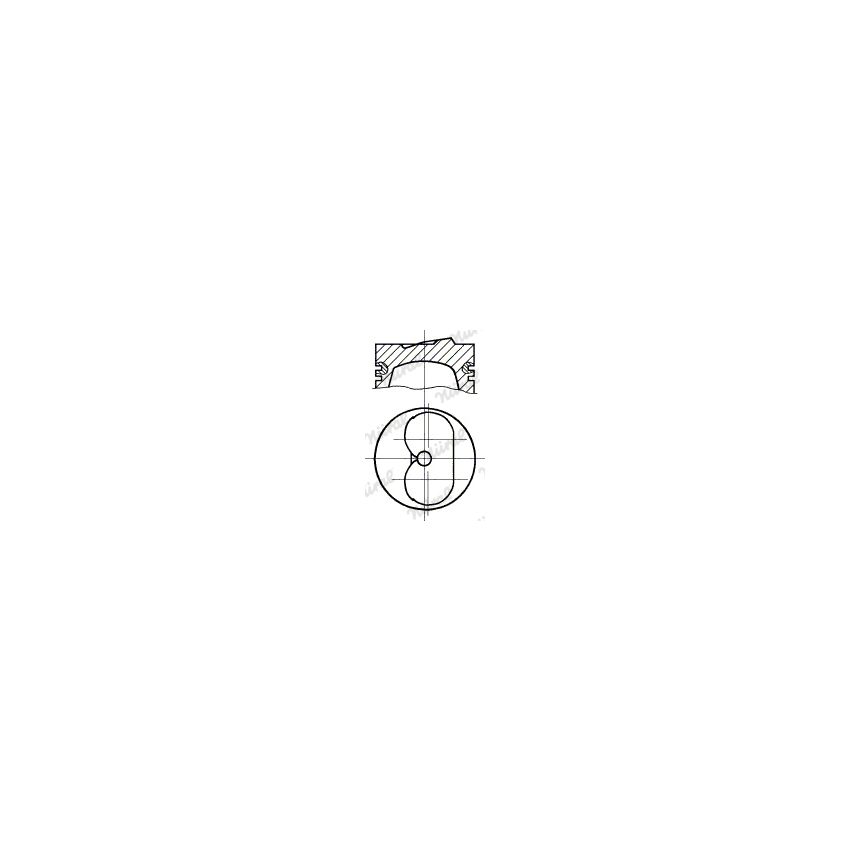 TŁOK GOETZE 8778380030 STD FIAT 1.9TD