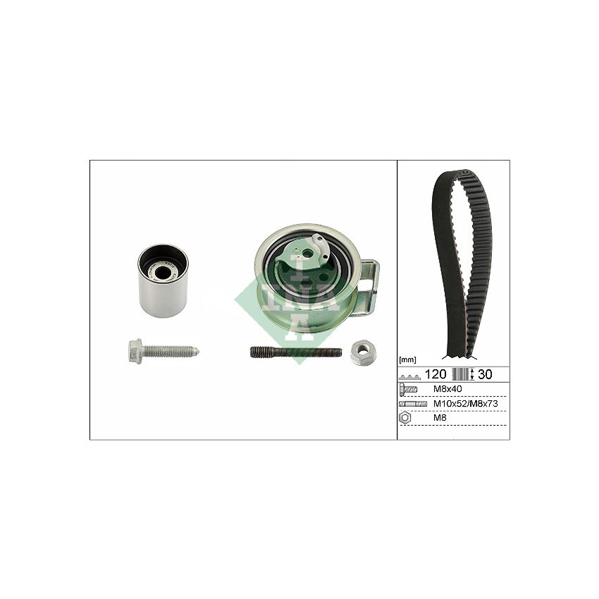 KOMPLET ROZRZĄDU INA 530017610 VW 1.9D 96-02