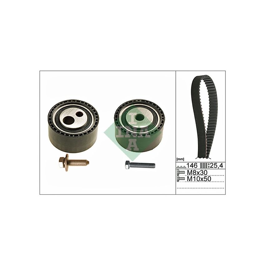 KOMPLET ROZRZĄDU INA 530044610 PSA 2.2D 04-06