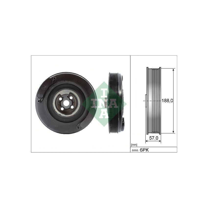 INA 544000210 KOŁO PASOWE VW 2.4-2.5D/TDI 94-
