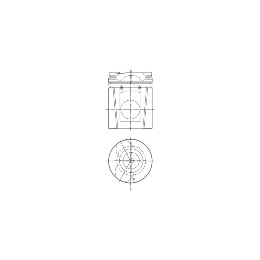 TŁOK KOLBENSCHMIDT 99749600 STD VOLVO D7A 93-