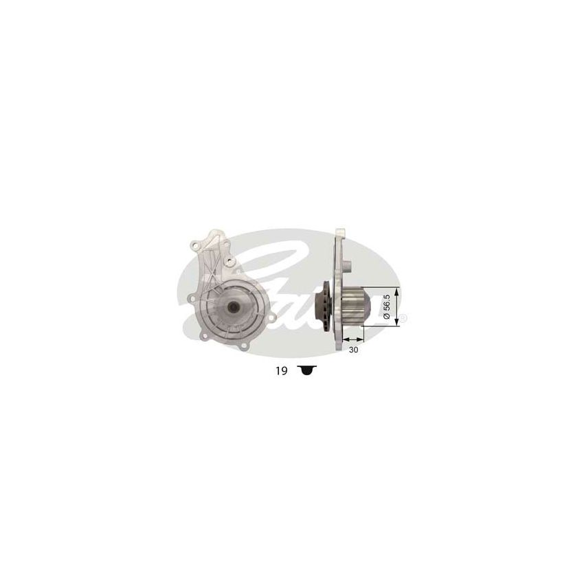 KOMPLET ROZRZĄDU GATES KP15598XS PSA 1.6D 03-