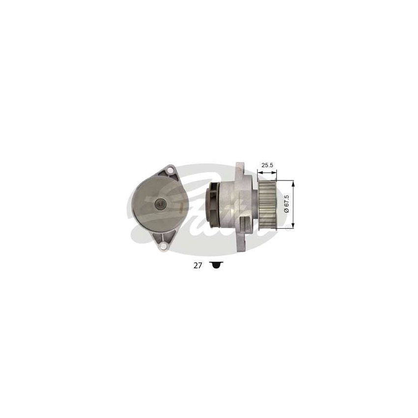 KOMPLET ROZRZĄDU GATES KP25565XS-2 VW 1.6 98-