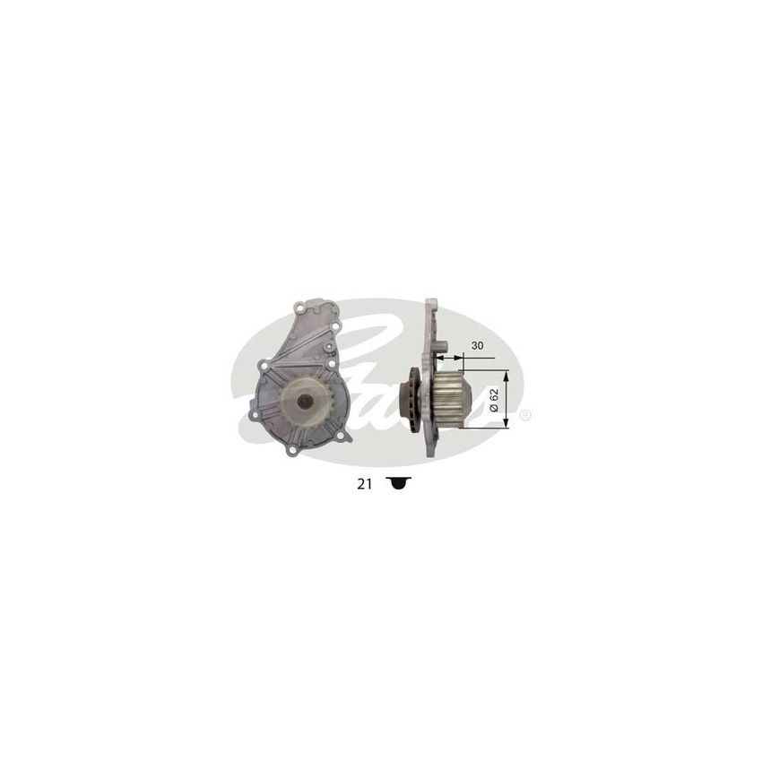 KOMPLET ROZRZĄDU GATES KP15587XS PSA 1.4D 01-