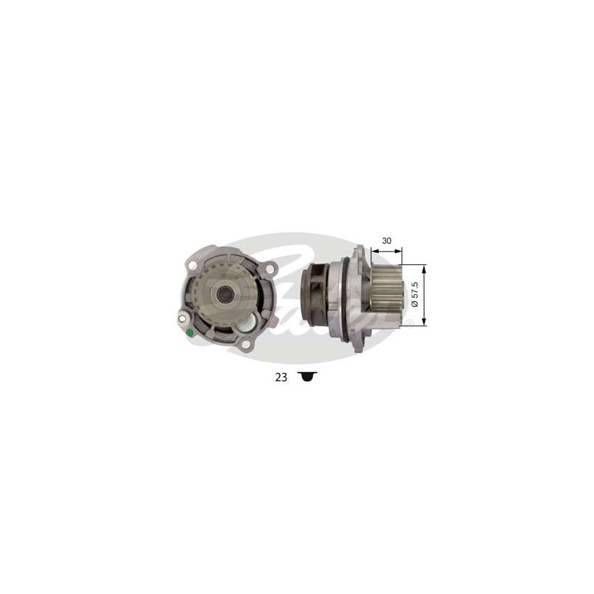 KOMPLET ROZRZĄDU GATES KP15489XS-1 VW 1.6-2.0 94-