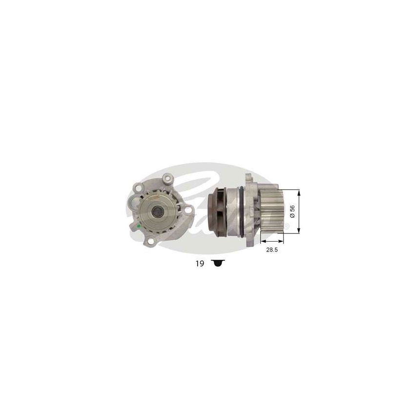 KOMPLET ROZRZĄDU GATES KP15559XS-1 VW 1.9D 97-