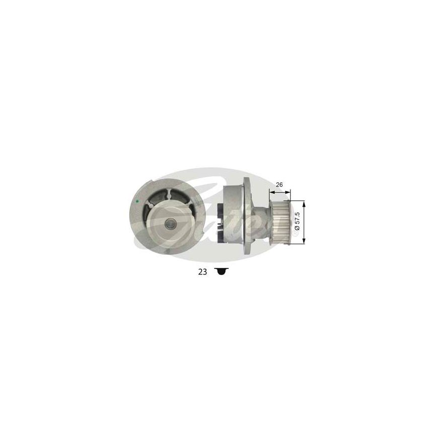 KOMPLET ROZRZĄDU GATES KP15499XS-1 OPEL 1.4-1.8 98-