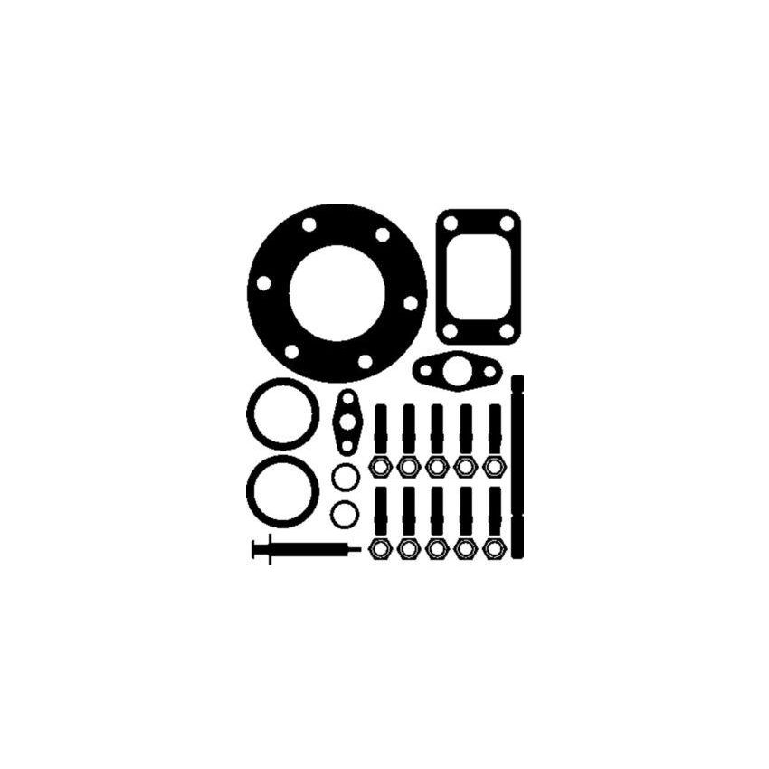 KOMPLET USZCZELEK TURBOSPRĘŻARKI MAHLE 001TA14640000 MERCEDES OM502 01-