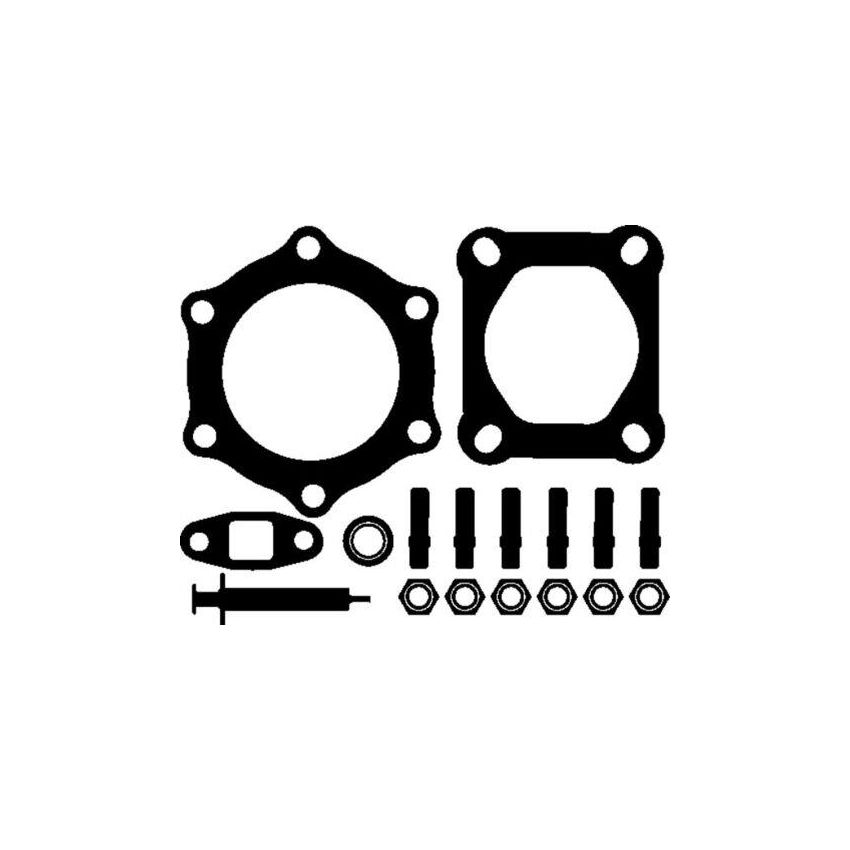 KOMPLET USZCZELEK TURBOSPRĘŻARKI MAHLE 228TA17919000 MAN D2876LF 00-