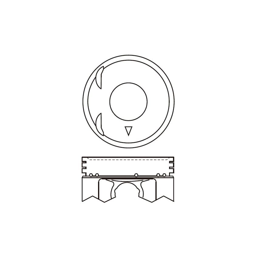 TŁOK MV PARTS P9306 STD MITSUBISHI 2.0 93-