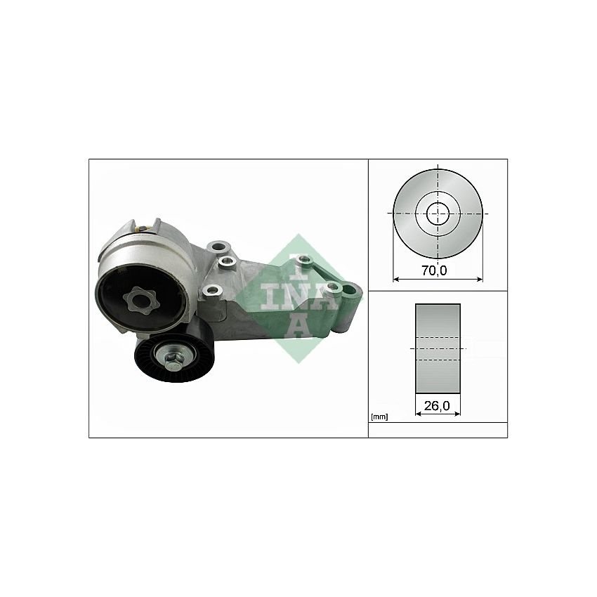NAPINACZ PASKA INA 534014610 FORD 1.8 99-07