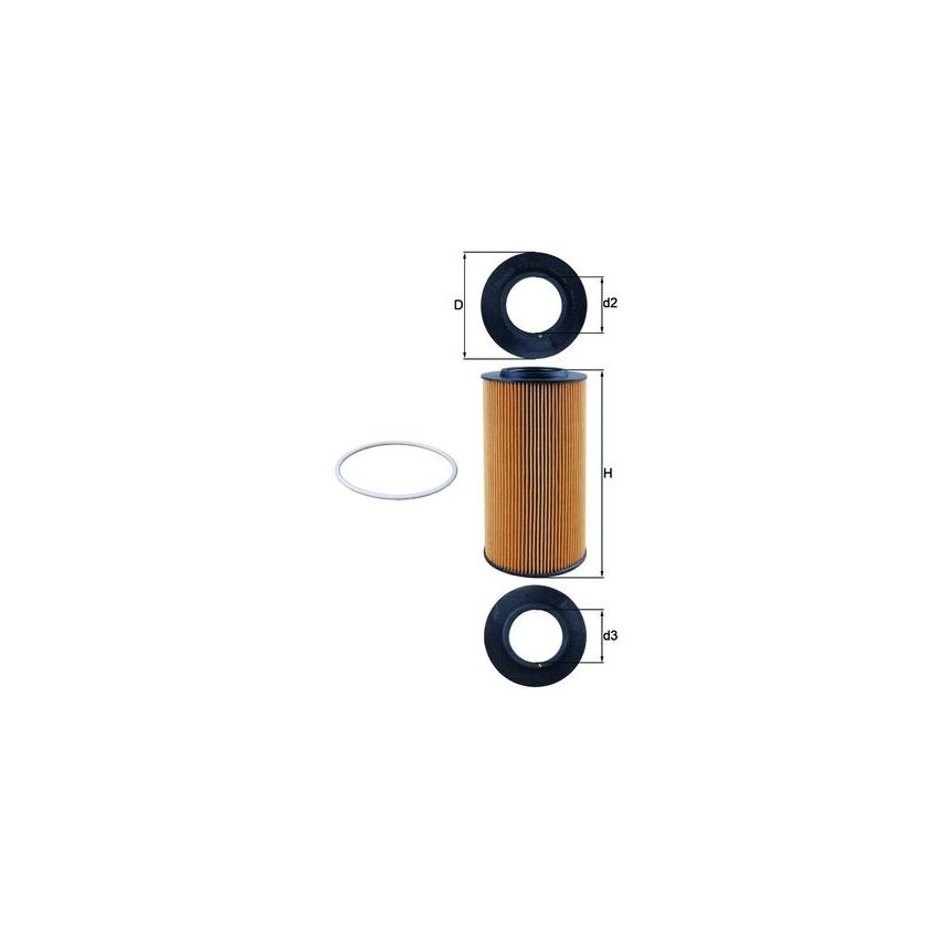 FILTR OLEJU KNEHT OX434D DAF FX105/CF65 -