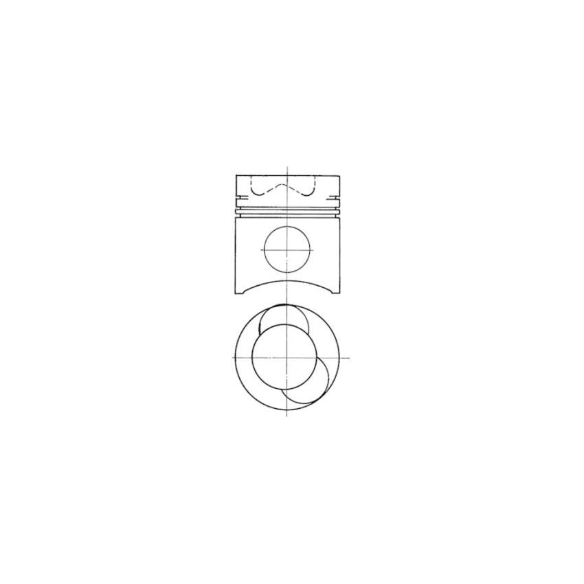 TŁOK KOLBENSCHMIDT 91681700 STD RVI MIDS 06.20.45 84-