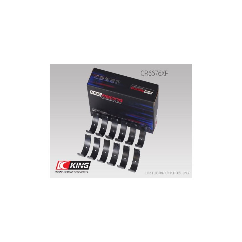 PANEWKI KORBOWODOWE KING BEARINGS CR6676XP STD NISSAN RACING 3.0-3.3 83-