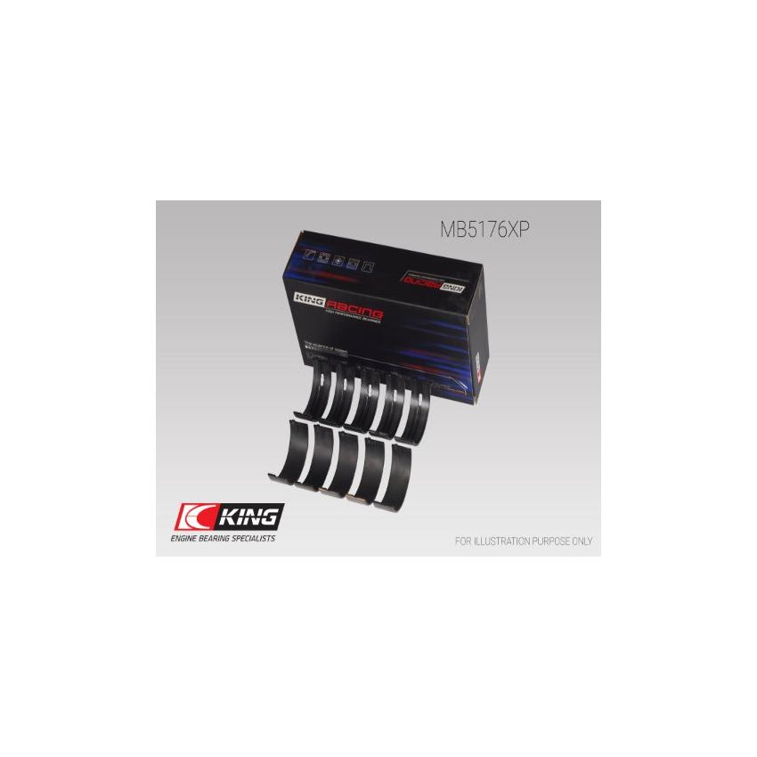 PANEWKI GŁÓWNE KING BEARINGS MB5176XP STD MITSUBISHI RACING 1.5-1.8 91-