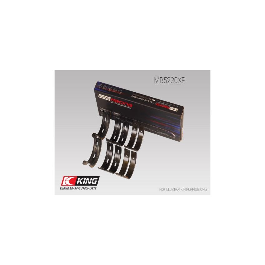 PANEWKI GŁÓWNE KING BEARINGS MB5220XP STD SUBARU RACING 1.5-2.5 89-