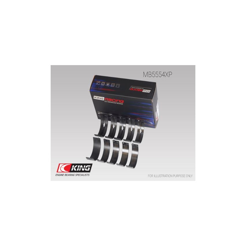 PANEWKI GŁÓWNE KING BEARINGS MB5554XP STD TOYOTA RACING 1.8-2.2 81-