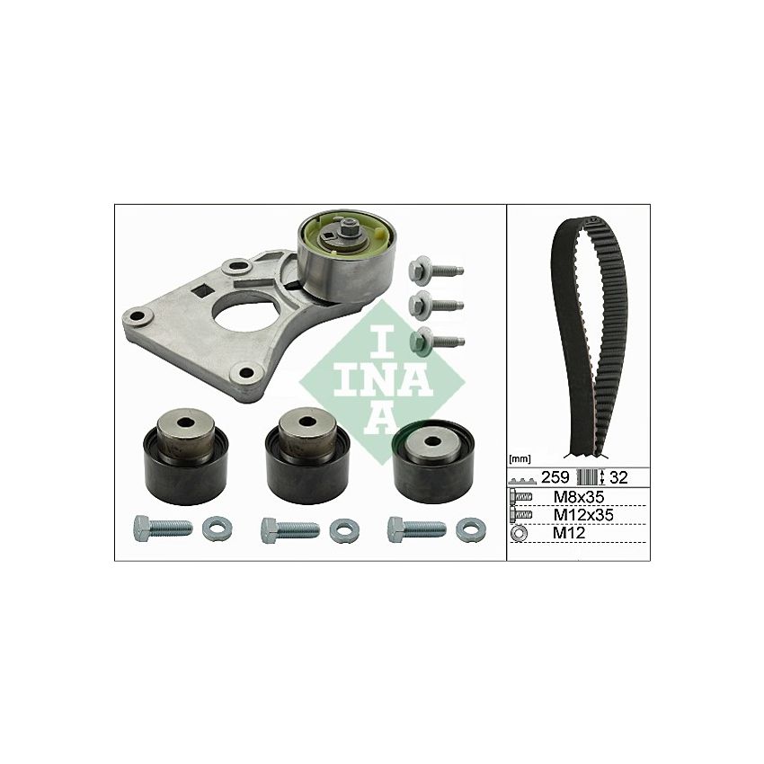 KOMPLET ROZRZĄDU INA 530025910 PSA 3.0 96-