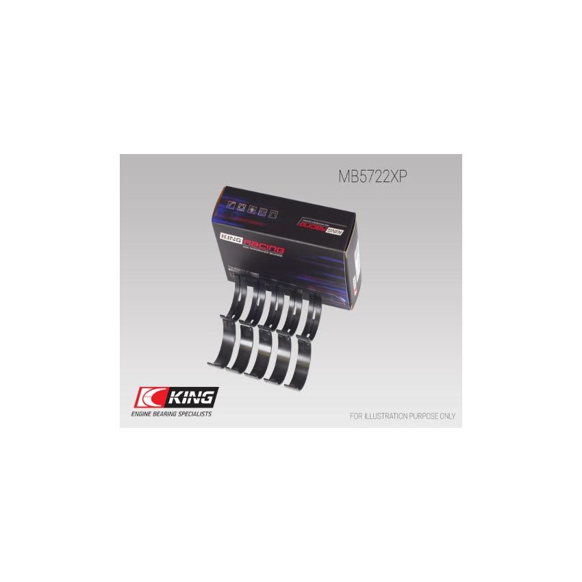 PANEWKI GŁÓWNE KING BEARINGS MB5722XP STD MITSUBISHI RACING 2.0T 08-