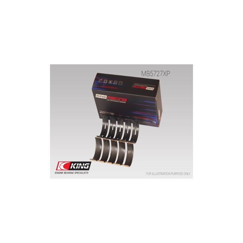 PANEWKI GŁÓWNE KING BEARINGS MB5727XP STD SUZUKI RACING 1.5-1.8 04-
