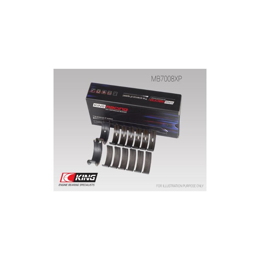 PANEWKI GŁÓWNE KING BEARINGS MB7008XP STD NISSAN RACING 2.0-3.0 91-