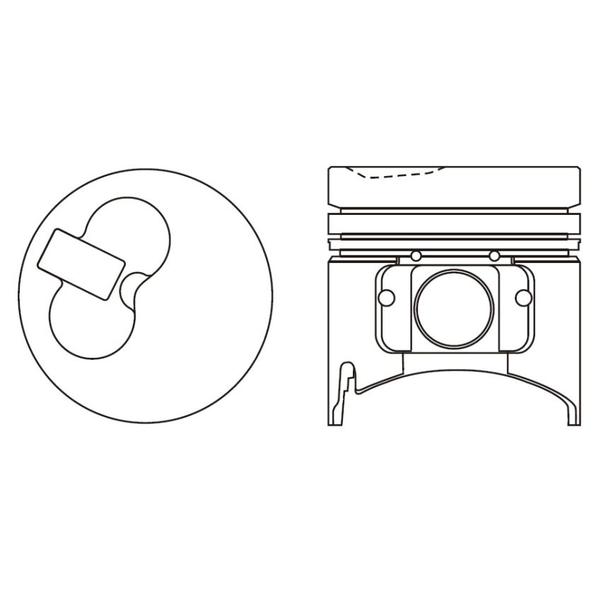 TŁOK MV PARTS P8128A STD YA 4TNE98 -