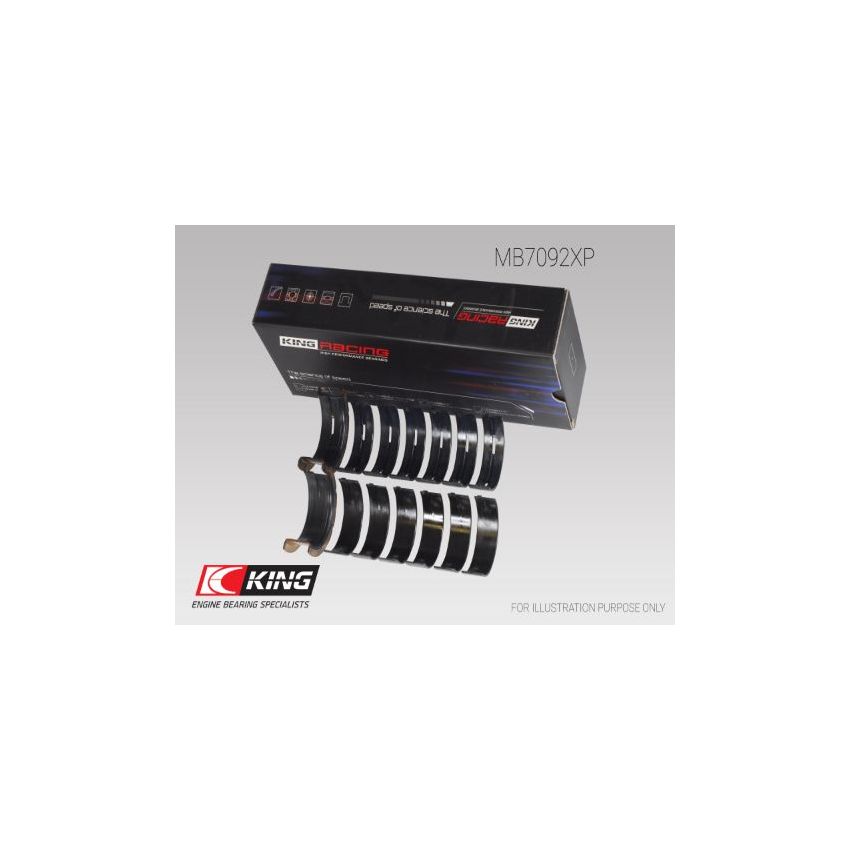 PANEWKI GŁÓWNE KING BEARINGS MB7092XP STD NISSAN RACING 2.6T 89-