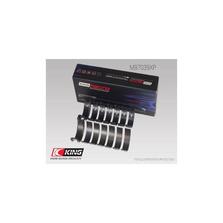 PANEWKI GŁÓWNE KING BEARINGS MB7039XP STD BMW RACING 2.0-2.5 83-