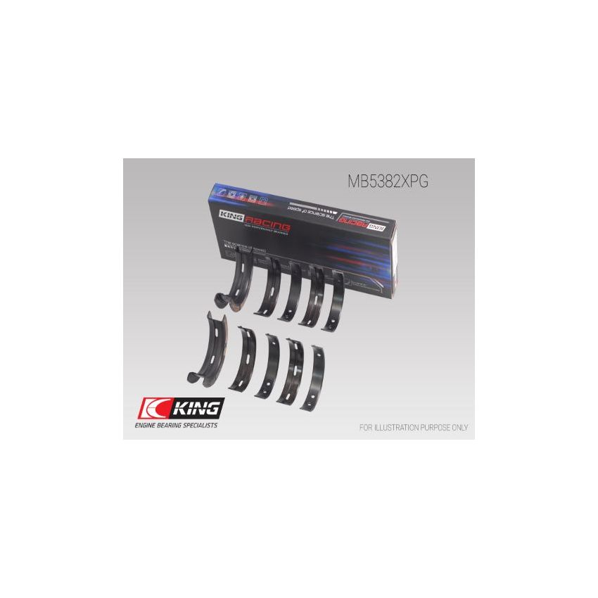 PANEWKI GŁÓWNE KING BEARINGS MB5382XPG STD SUBARU RACING 2.0-2.5 99-
