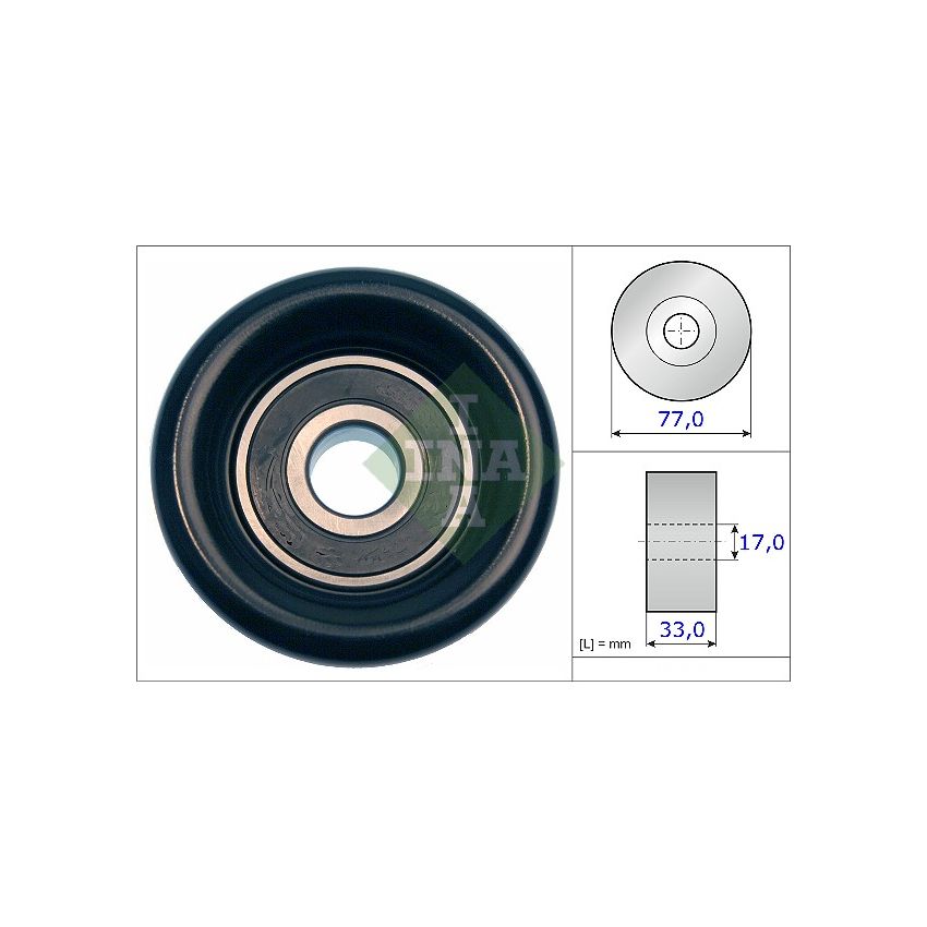 NAPINACZ PASKA INA 532056810 HYUNDAI 2.5CDRI 91-