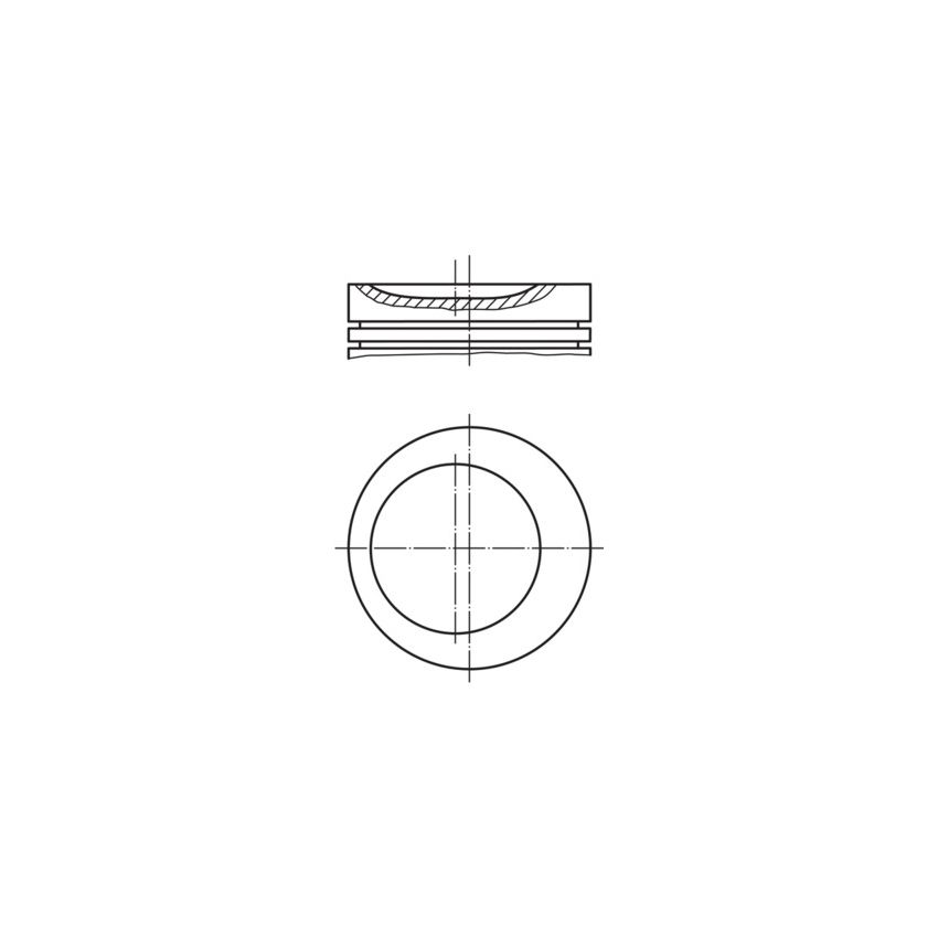 TŁOK MAHLE 0116300 STD OPEL 1.8 SV/SE 86-