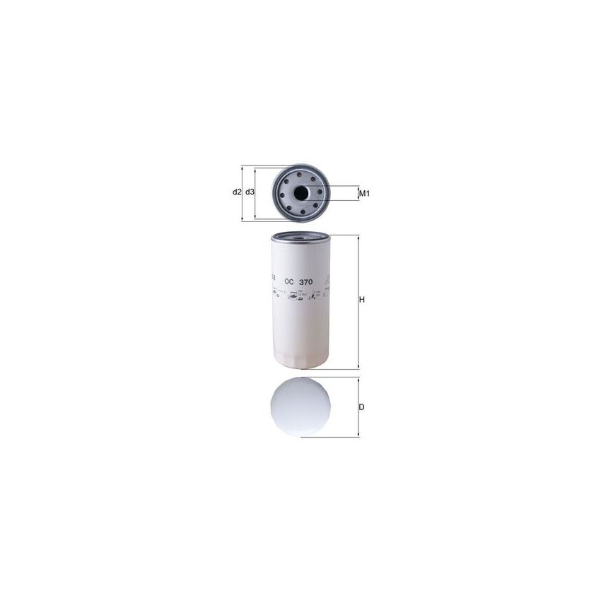 FILTR OLEJU KNEHT OC370 RVI Dxi11