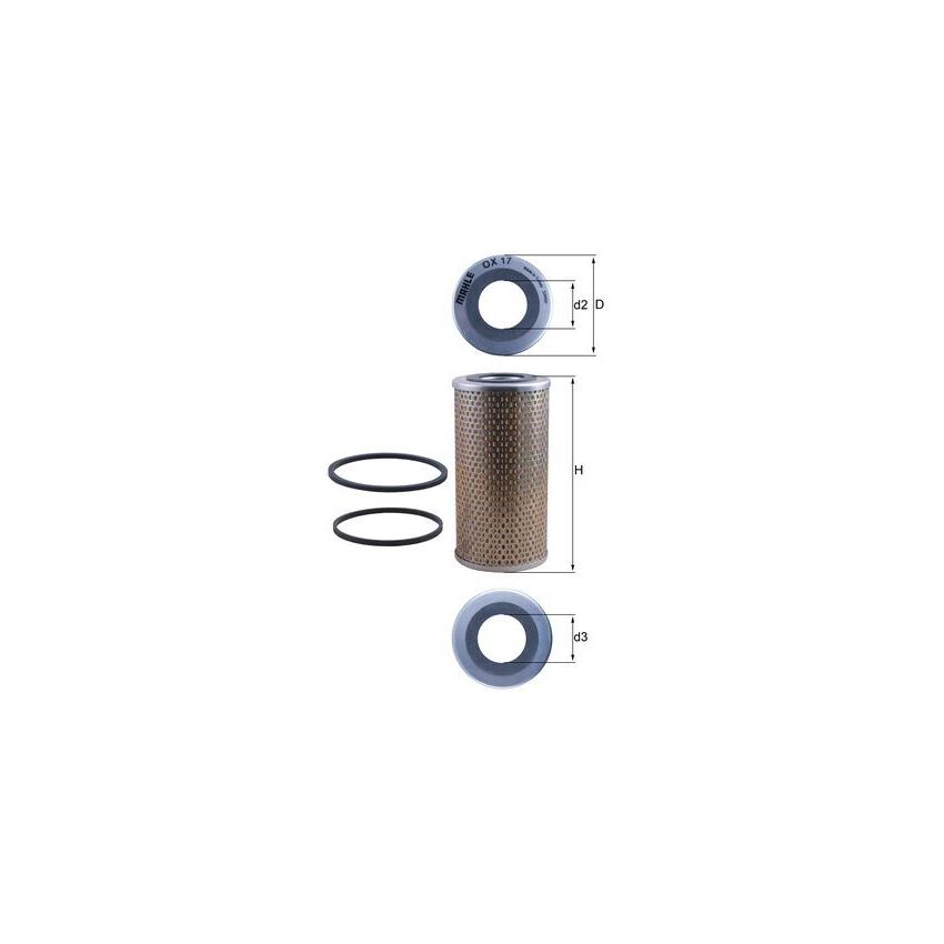 FILTR OLEJU KNEHT OX17D PERKINS 4.236