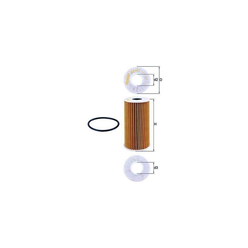 FILTR OLEJU KNEHT OX441D RENAULT 2.0-2.5 03-