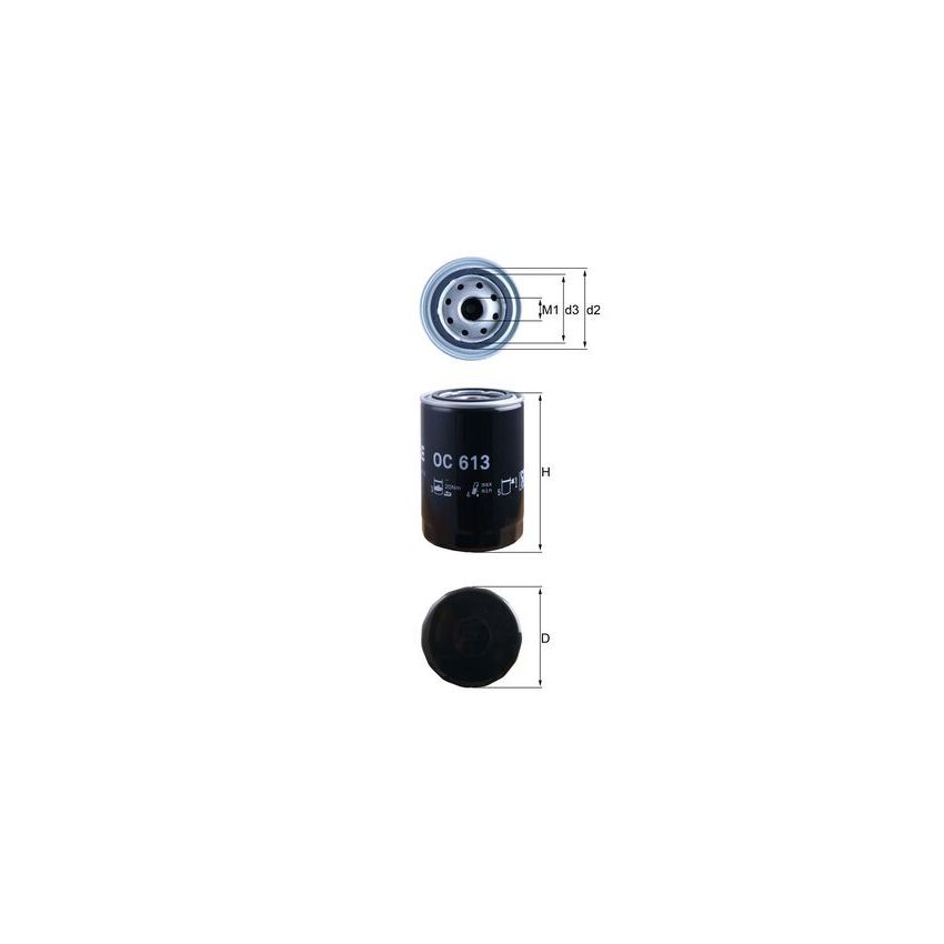 FILTR OLEJU KNEHT OC613 FIAT 3.0JTD 06-