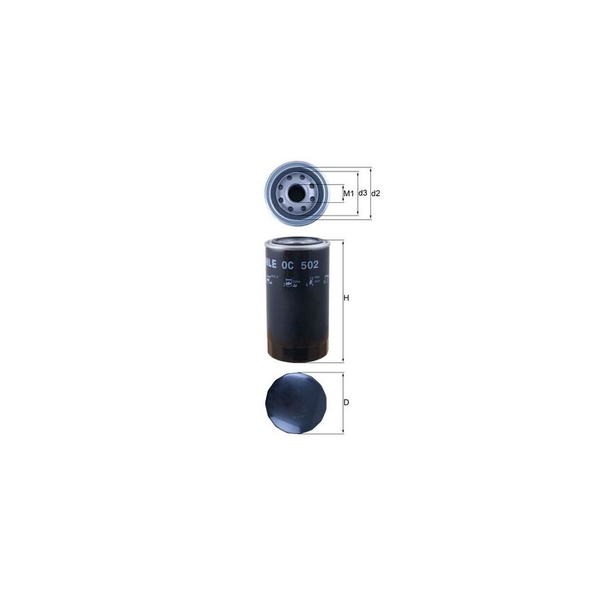 FILTR OLEJU KNEHT OC502 IVECO F4AE3681