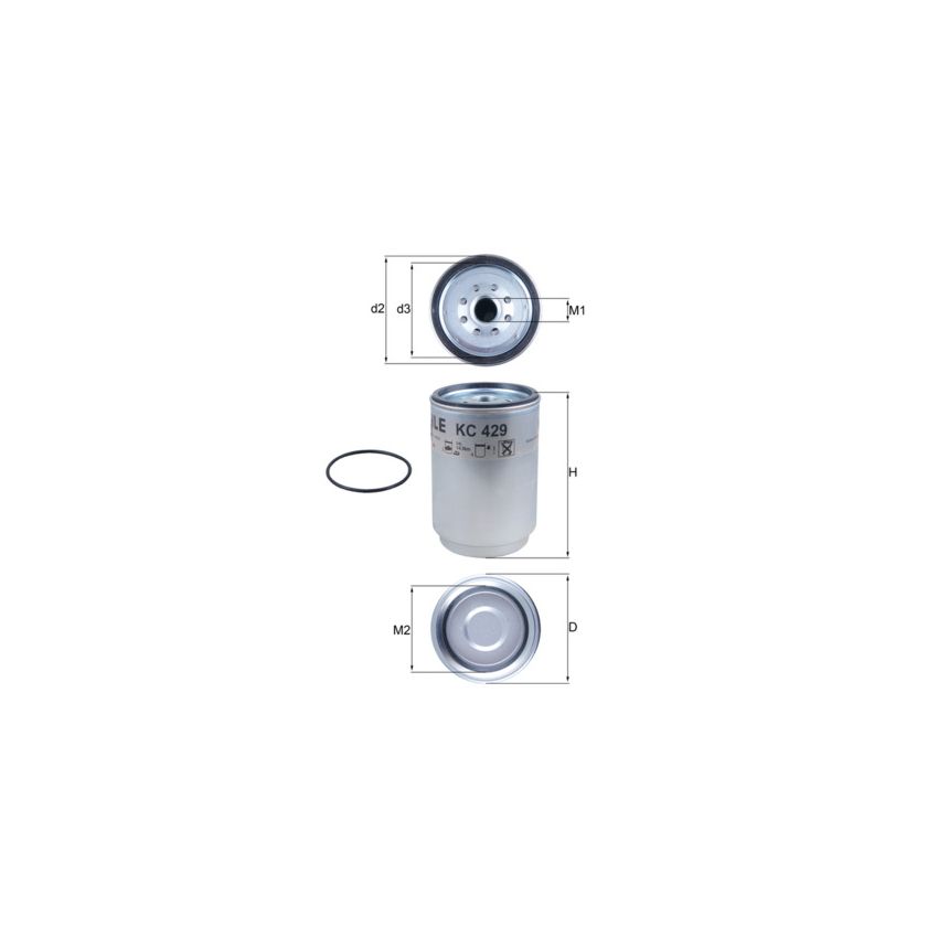 FILTR PALIWA KNEHT KC429D RVI DXI11