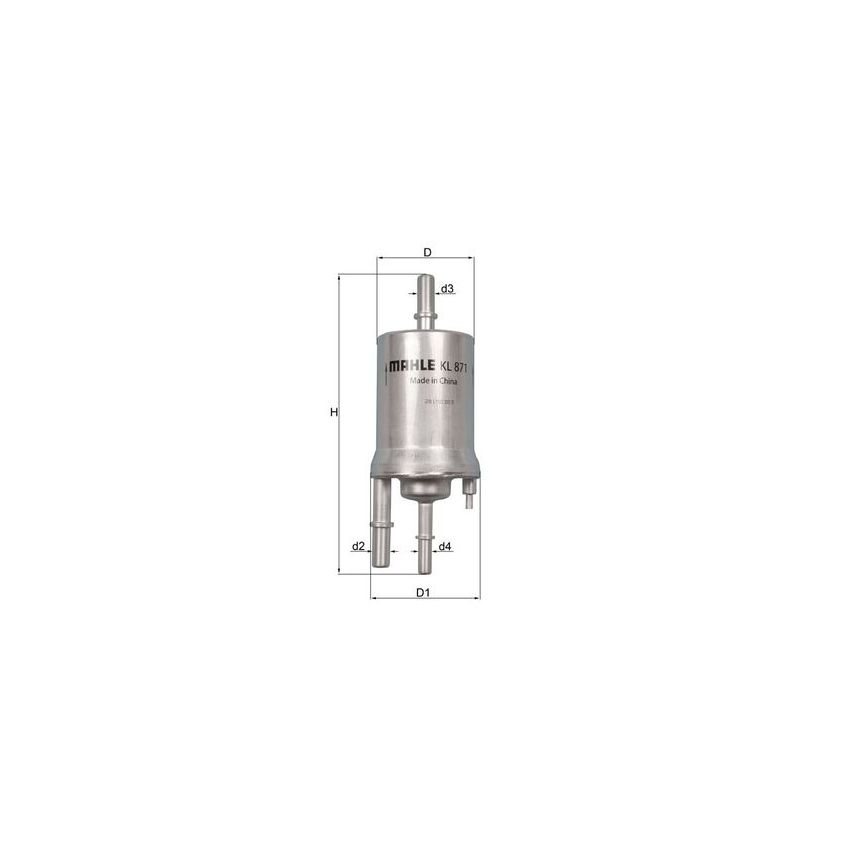 FILTR PALIWA KNEHT KL871 VW 1.4TSI-2.0TSI 10-